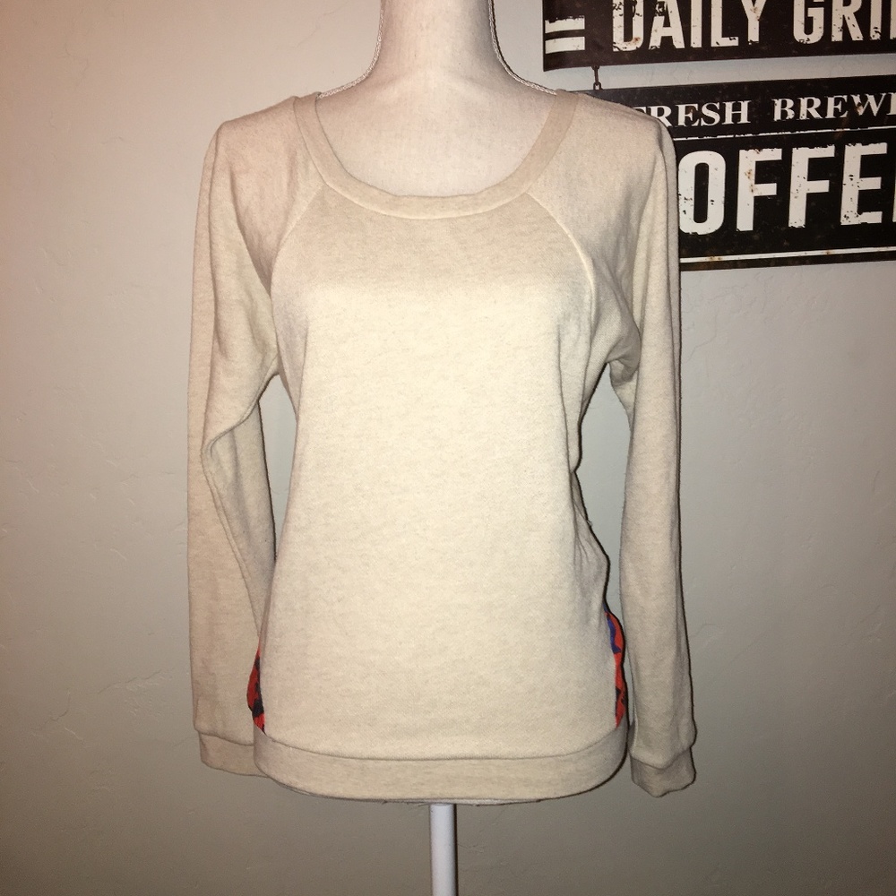 Volcom Crew Neck Sweater W/ Keyhole Back Size XS